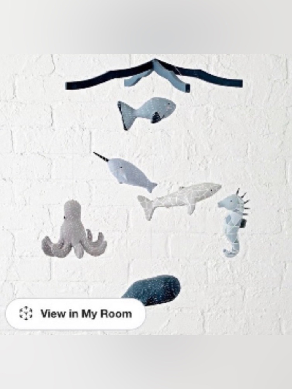 Crate & Barrel NEW Ocean Hanging Mobile - Nursery Decor